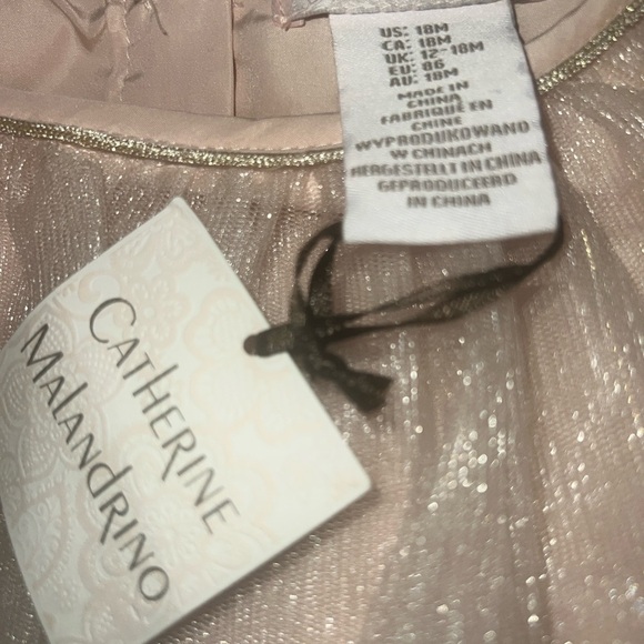 NWT, (18mos) Catherine Malandrino Shimmer lined, Tulle Layered Dress 
18 months - Picture 7 of 7